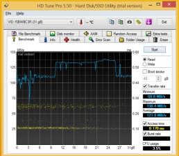 hdtune read